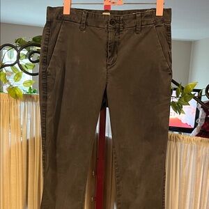 GAP Women's Charcoal Straight Leg Pants Girlfriend Chinos